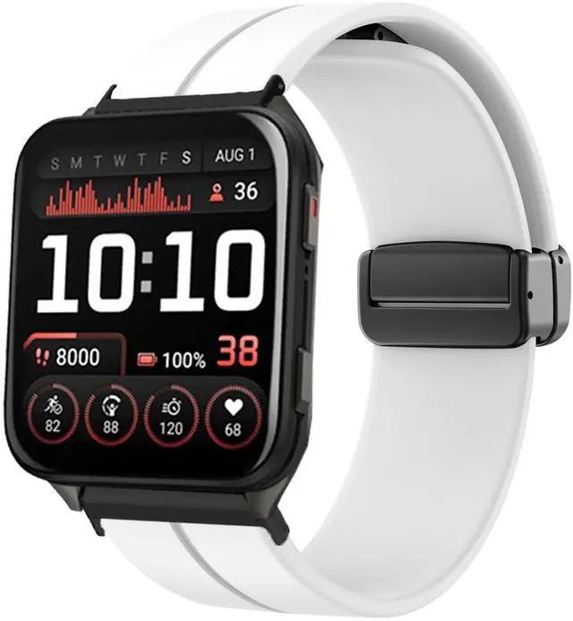 Main image of Compatible with Garmin Venu X1 Bands, Soft Silicone Sport Wristband Replacement Straps Compatible with Garmin Venu X1 Smartwatch