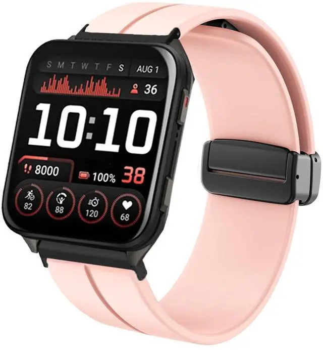 Main image of Compatible with Garmin Venu X1 Bands, Soft Silicone Sport Wristband Replacement Straps Compatible with Garmin Venu X1 Smartwatch