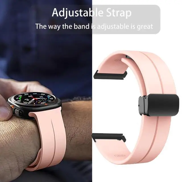 Alt view image 3 of 6 - Compatible with Garmin Venu X1 Bands, Soft Silicone Sport Wristband Replacement Straps Compatible with Garmin Venu X1 Smartwatch