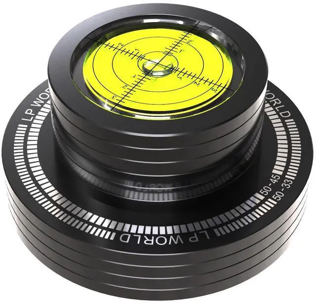 Main image of Record Weight Stabilizer 50HZ 300g disc stabilizers Turntable Weight Vinyl Weight with bubbel Leveling (Black)
