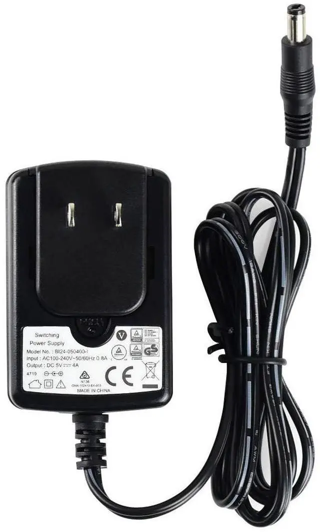 Alt view image 2 of 5 - Power Supply for Jetson Nano,100-240V 0.8A AC to DC 5V 4A Power Adapter Converter for Jetson Nano, DC Jack Output OD 5.5mm ID 2.1mm