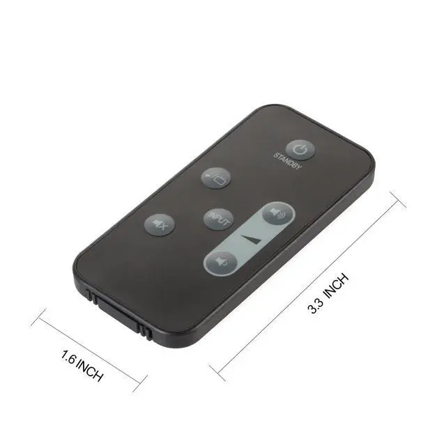 Alt view image 3 of 4 - Remote Control Compatible with Boston Accoustics TVee 26 TVee10 Remote with Battery Inside