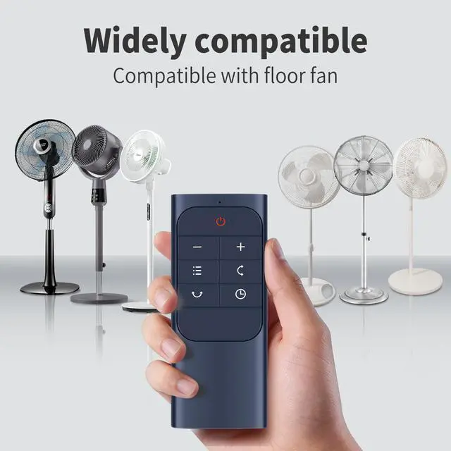 Alt view image 2 of 7 - Remote for DREO DR-HAFO04S/DR-HPF004S/PolyFan 513S/715S Tower Fan | Easy pairing,Responsive control,For DR-HPF002 DR-HAF003S DR-PF002