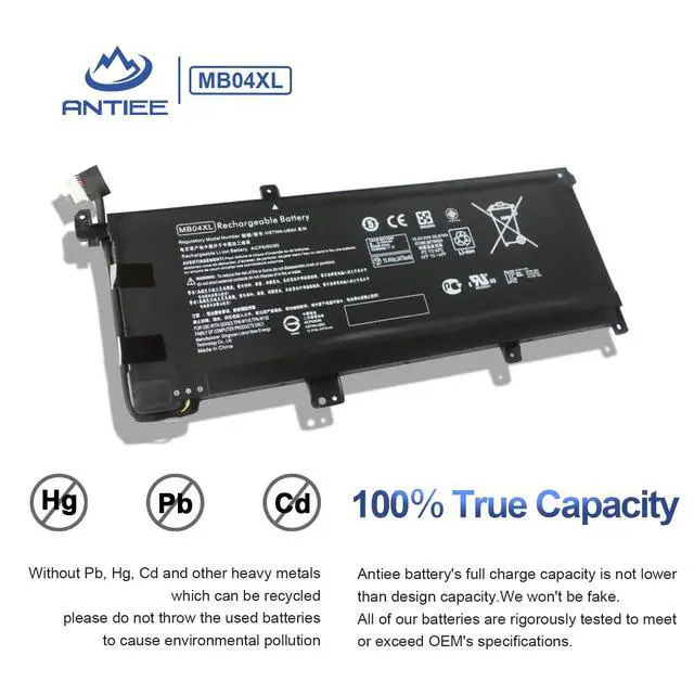 Alt view image 5 of 7 - MB04XL Laptop Battery for HP Envy X360 Convertible M6-AQ000 M6-AQ105DX M6-AQ103DX M6-AQ003DX M6-AQ105DX M6-AR004DX,15-AQ 15-AQ005NA AQ101NG AQ273CL AQ015NR AQ173CL 15t-AQ200 843538-54 1844204-850