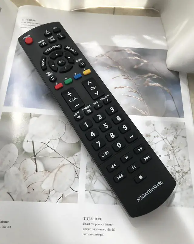 Alt view image 5 of 7 - Replacement Universal Remote Control for Panasonic Smart TV TC-32LX44S TC-50PX34 TC-60PS34 TC-L37U3 TC-60AS530U TC-L37U22 TC-42PX24 TC-P50C2 TC-L32C22 TC-32LX24 TC-L32U22 TC-L32X2 TC-L42U25 TC-P42C2