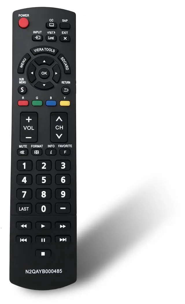 Main image of Replacement Universal Remote Control for Panasonic Smart TV TC-32LX44S TC-50PX34 TC-60PS34 TC-L37U3 TC-60AS530U TC-L37U22 TC-42PX24 TC-P50C2 TC-L32C22 TC-32LX24 TC-L32U22 TC-L32X2 TC-L42U25 TC-P42C2