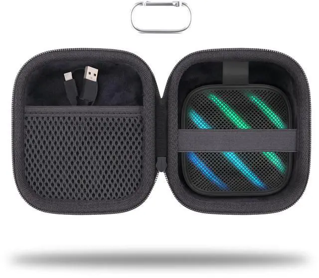 Main image of for Anker Soundcore Boom Go 3i Bluetooth Speaker Hard Travel Case, Black | Travel Protective Storage Bag with Mesh Pocket & Hand Strap, Shockproof EVA Shell and Soft Lining, Portable Bag Replacement