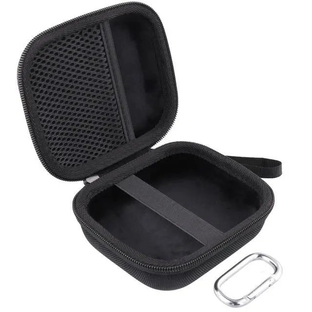 Alt view image 3 of 6 - for Anker Soundcore Boom Go 3i Bluetooth Speaker Hard Travel Case, Black | Travel Protective Storage Bag with Mesh Pocket & Hand Strap, Shockproof EVA Shell and Soft Lining, Portable Bag Replacement