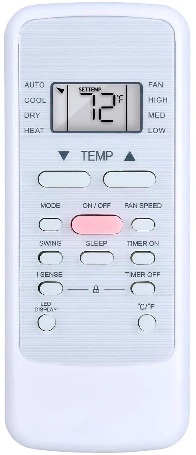 Main image of Replacement Remote for Whynter NEX Portable Air Conditioner | Compatible Models: ARC-1230WN ARC-1030WN ARC-1230WNH ARC-1050XP ARC-0850XP ARC-0850XP ARC-1050XP, for EUHOMY PAC006