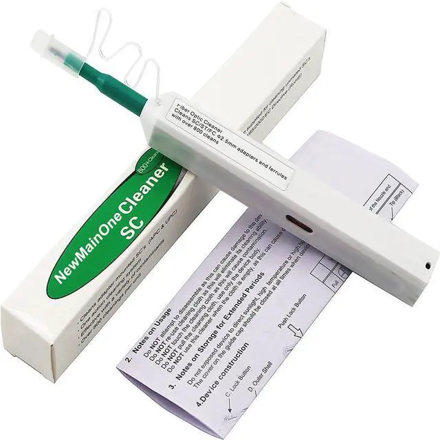 Main image of Fiber Optic Connector Cleaning Pen,Fiber Optic Cleaner Pen for 2.5mm Ferrules SC,FC,ST,SC/APC and FC/APC,800+ Clean Times