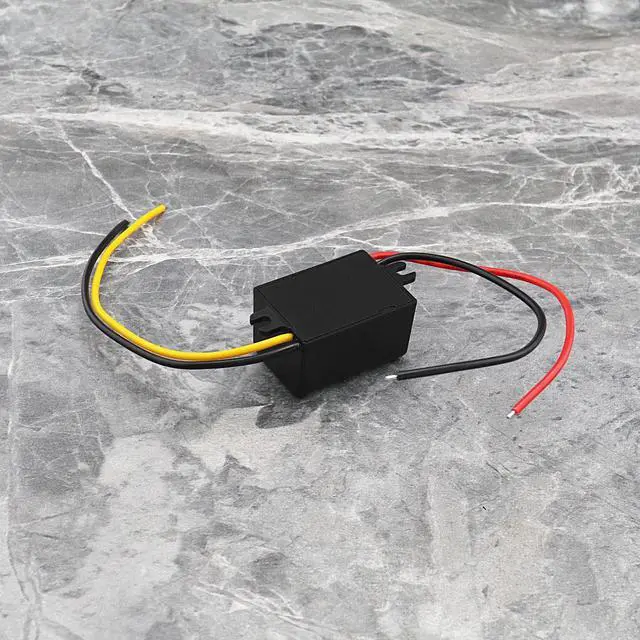 Alt view image 6 of 7 - 2Pcs 12V to 3V 3A Step-Down Power Supply Module Compatible with Car Power Over-Temperature Over-Current Short Circuit Protection 32x17mm Black