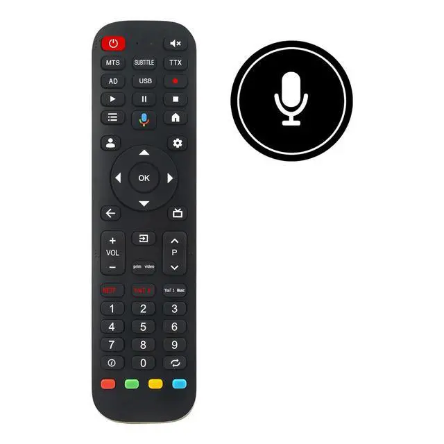 Alt view image 2 of 7 - Voice Replacement Remote Compatible with FPD Canvas Series 4K UHD LED TV | with Smart Google TV CG40-P3, CG50-C3, CG75-C3, CG43-C3, CG55-C1, CA32-P3, CA43-P3, CG43-P3, CG65-C3, CG32-P3 Television