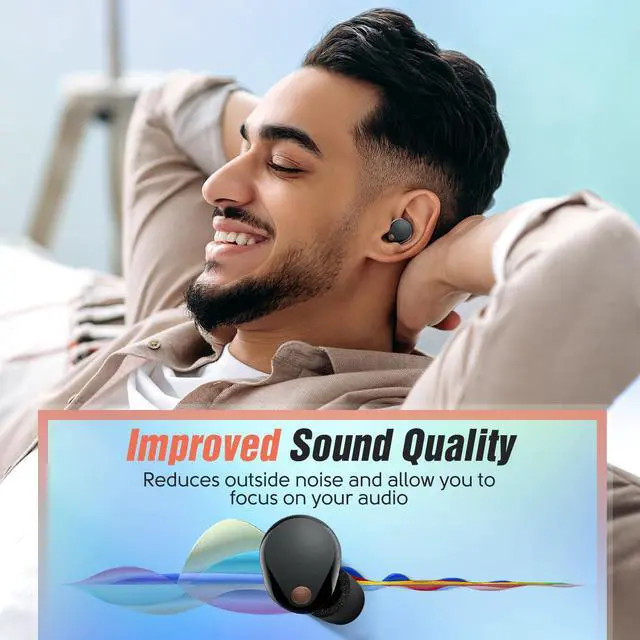 Alt view image 6 of 7 - Memory Foam Tips for Sony WF-1000XM5 with Dust Mesh, Anti-Slip Replacement Ear Tips for Sony True Wireless EarphonesFit in The Charging Case, Perfect Noise Cancellation, 3 Pairs (XS, Black)