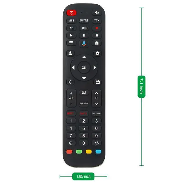 Alt view image 7 of 7 - Voice Replacement Remote Compatible with FPD Canvas Series 4K UHD LED TV | with Smart Google TV CG40-P3, CG50-C3, CG75-C3, CG43-C3, CG55-C1, CA32-P3, CA43-P3, CG43-P3, CG65-C3, CG32-P3 Television