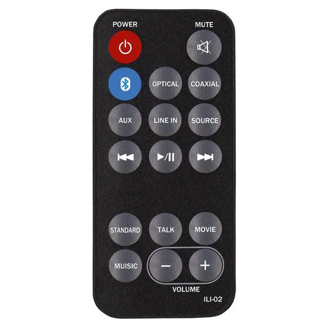 Alt view image 4 of 6 - Replacement Remote Control for iLive ITB259 ITB260B ITB190B REM-ITB259 ITB259B HD Soundbar Speaker