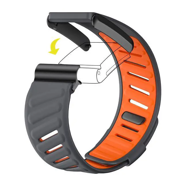 Alt view image 3 of 7 - Premium Replacement Band for WHOOP 4.0 Soft Silicone - Adjustable Sport & Fitness Strap