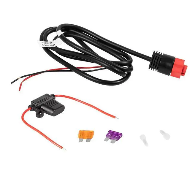 Alt view image 7 of 7 - 000-14041-001 Power Cord Cable Replacement,Compatiable with Lowrance HDS/Elite FS/Elite Ti2/Hook,3 Foot, 2-Wire Power Only