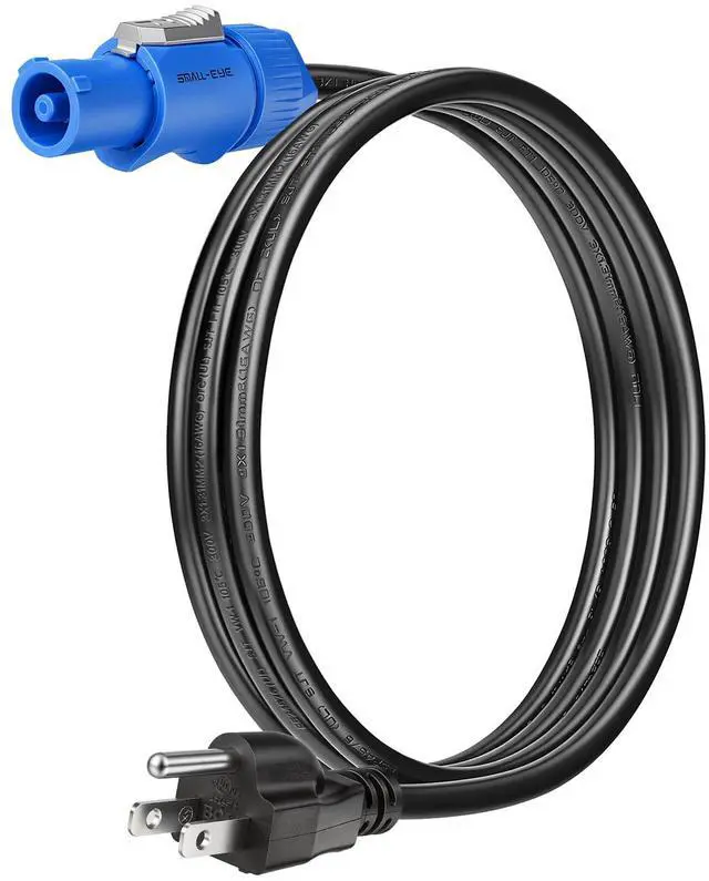 Main image of NEMA 5-15P to Power Connector Cable 3 ft, 16AWG AC Cord | Secure Locking Connection, Stable Power Delivery, Reduced Accidental Disconnects, Professional Equipment Compatible