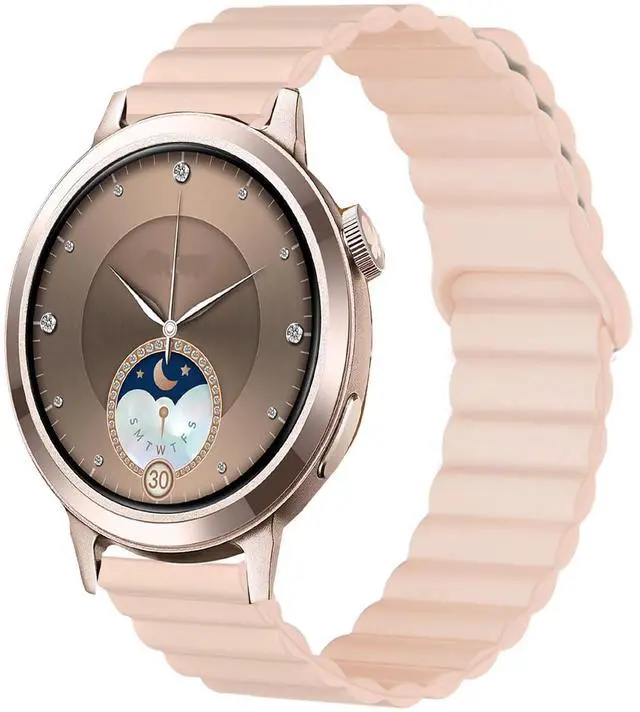 Main image of Compatible with FANY Smart Watch Band, Silicone Sport Loop Bracelet Wristband Strap Compatible with FANY luna 1.1'' Smart Watch
