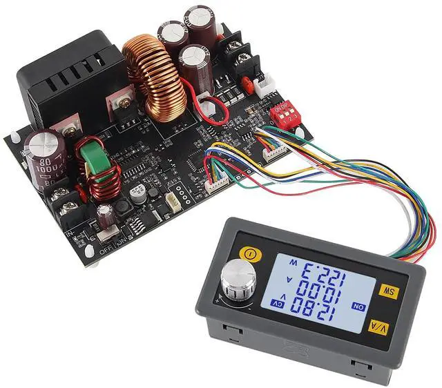 Main image of DC Buck Converter with Meter 6-70V to 0-60V 20A 1200W Adjustable Power Supply Fixed 5V 9V 12V 24V 36V 48V 60V Output CNC Voltage Regulator Step Down Module