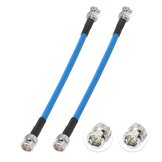 Main image of HD-SDI 3G 6G SDI Cable 20cm Belden 1694A BNC Cable 75 Ohm 2-Pack | Short BNC Jumper Supports 1080P 3G-SDI 6G-SDI 4K/8K Video CCTV Cameras Monitor