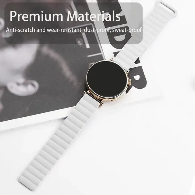 Alt view image 3 of 6 - Compatible with FANY Smart Watch Band, Silicone Sport Loop Bracelet Wristband Strap Compatible with FANY luna 1.1'' Smart Watch