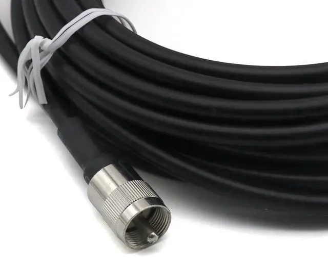 Alt view image 6 of 7 - Universal Roll Bar Mirror Antenna Mount with NMO Connector | w/16.4ft RG58 UHF PL259 Male to Male Coaxial Cable