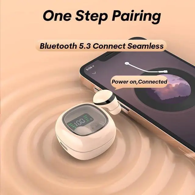 Alt view image 4 of 7 - Black Invisible Earbuds Bluetooth, Discreet Smallest Hidden Tiny Bluetooth Mini Micro Earbuds for Work, Invisible Sleep Wireless Earphone Waterproof Headphones for Small Ears Canals Buds