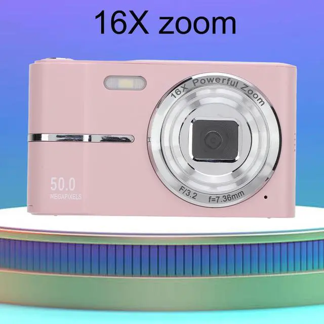Alt view image 5 of 7 - Digital Camera, Autofocus FHD 1080P 50MP Vlogging Camera, 16X Zoom Portable Camera Compact Small Video Cam Shoot Digital Camera for Beginner