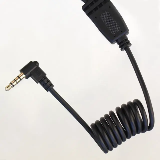 Alt view image 2 of 6 - 3.5mm to 3 RCA A/V Cable Compatible with Sony Handycam Camcorder and ImmersionRC Powerplay Coiled Plug and Play, No Cable Spacer Needed (Black, Red, White, Yellow)