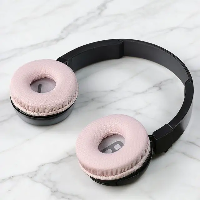 Alt view image 4 of 7 - Replacement Cushions Kit 2 IN1 Mesh Fabric Ear Pads + Headband Compatible with JBL Tune 600(T600BTNC 600BTNC)/660(T660NC 660NC)/670(T670NC 670NC) Headphones (Pink)