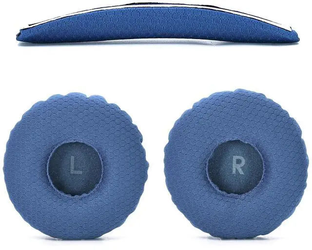 Main image of Kit 2 IN1 Mesh Fabric Earpads for JBL Tune 600/600/670 Headset-Blue | Replacement Mesh Fabric Cushions Kit 2 IN1 Mesh Fabric Ear Pads + Headband