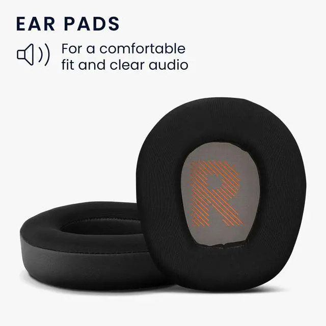 Alt view image 4 of 7 - 2X Headphone EarpPads for JBL Quantum 300 / Quantum 200 Replacement Ear Pads - Cooling Gel Headphone Ear Covers - Black