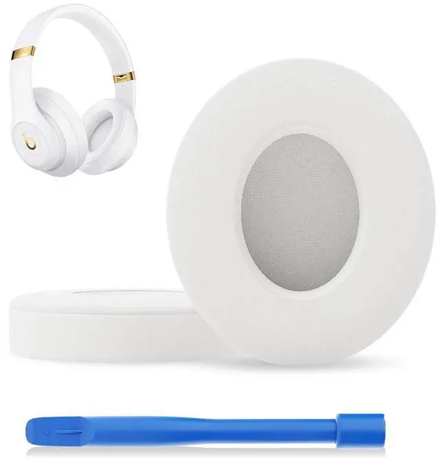 Main image of Replacement Ear Pads for Beats Studio3, Studio 2, White | Ear Covers Earpads Cushions Compatible with Beats Studio3/2 Headphone