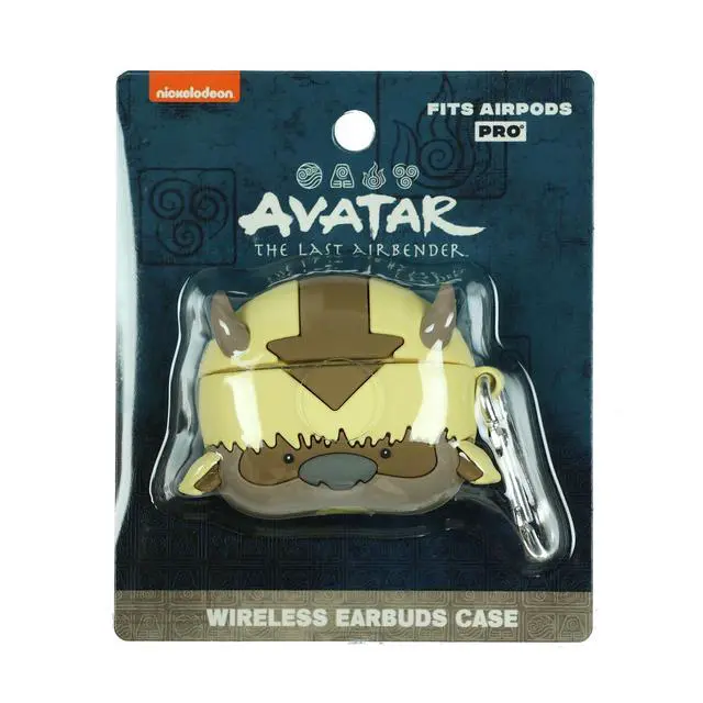Alt view image 6 of 6 - Avatar The Last Airbender Appa Head Wireless Earbuds AirPod Pro Case