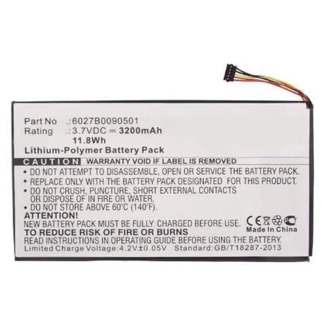 Alt view image 2 of 2 - Replacement 3200mAh 6027B0090501 AVPB001-A110-01 AVPB003-A110-01 BNA-B002 DR-NK02 Encore NOOKCOLOR Battery for Barnes & Noble Nook Color BNTV250 BNTV250A BNRV200 7" Tablet with Installation Tools