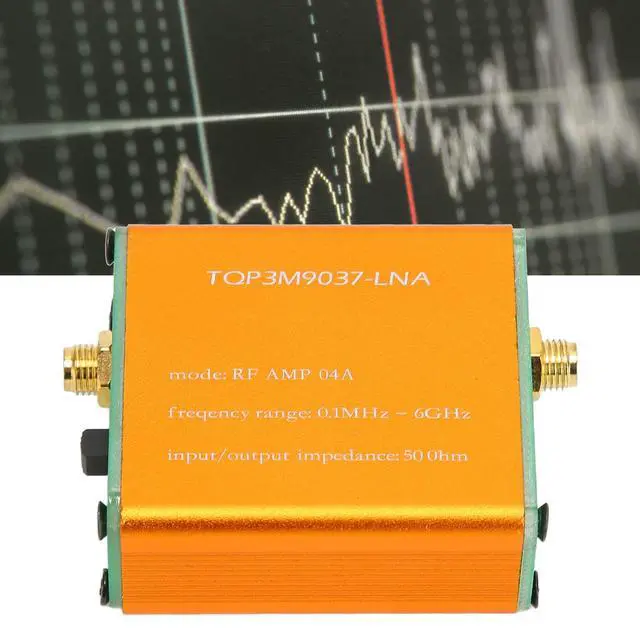 Alt view image 5 of 7 - 1.95GHz 20dB Low Noise Amplifier, 0.1MHz-6GHz Full Band RF Power Preamplifier, SMA Female RF Wideband Amplifier Broadband Module Receiver for Shortwave, FM Radio