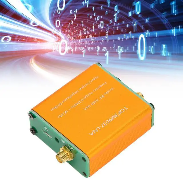 Alt view image 6 of 7 - 1.95GHz 20dB Low Noise Amplifier, 0.1MHz-6GHz Full Band RF Power Preamplifier, SMA Female RF Wideband Amplifier Broadband Module Receiver for Shortwave, FM Radio