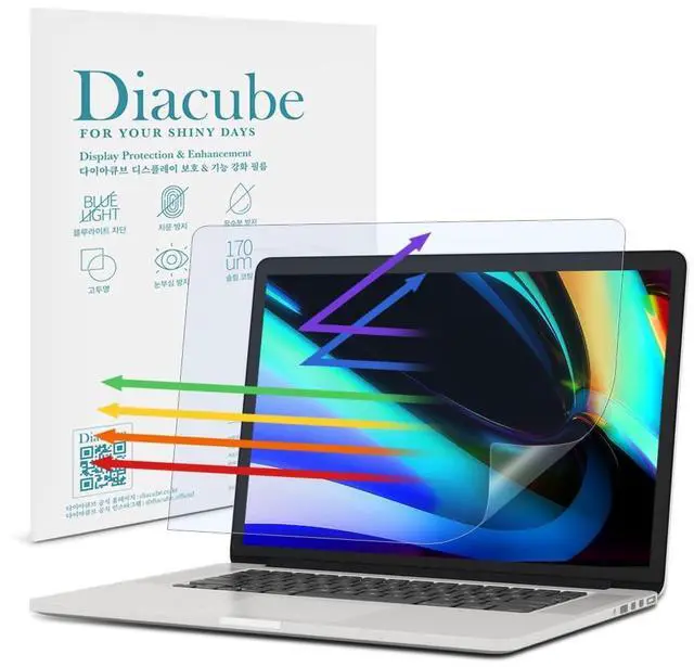 Main image of 2-Pack Anti-Glare Matte Screen Protector for Macbook Pro 16 inch (2019) | Anti-Fingerprint | Reducing Eye Fatigue with Blue Light Blocking Filter