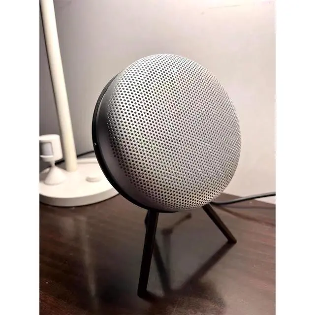 Alt view image 5 of 7 - Stand for Bang & Olufsen Beoplay A1 2nd Gen/Beosound A1 Wireless Bluetooth Speaker, Desktop Kickstand Holder(Gold)