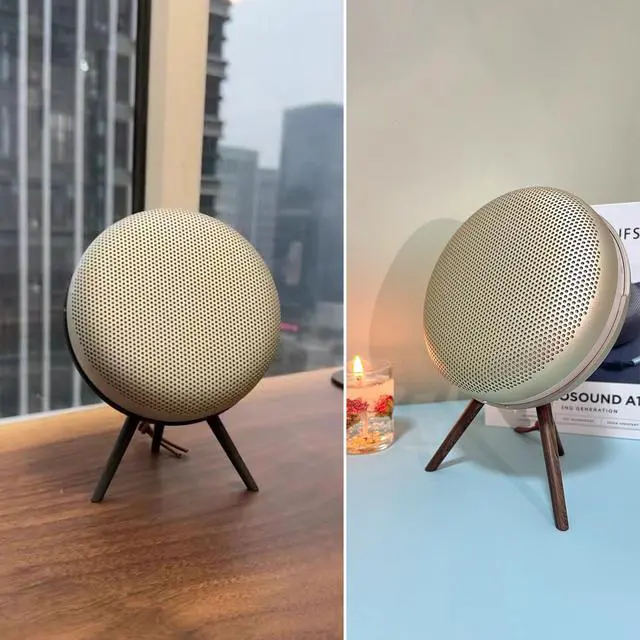 Alt view image 7 of 7 - Stand for Bang & Olufsen Beoplay A1 2nd Gen/Beosound A1 Wireless Bluetooth Speaker, Desktop Kickstand Holder(Gold)