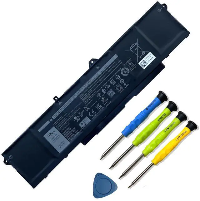 Main image of 97Wh 9JRV0 Laptop Battery Replacement for Dell Latitude 5521 5531 Precision 3561 3571 3581 3591 Alienware m18 R1 R2 m17 R5 AMD Series 0P3TJ 0R05P0 05RGW 11.4V 8071mAh