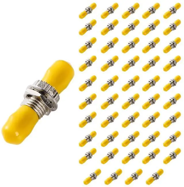 Main image of 50PCS ST to ST Fiber Optical Coupler D Type Simplex Adapter Cable Connector