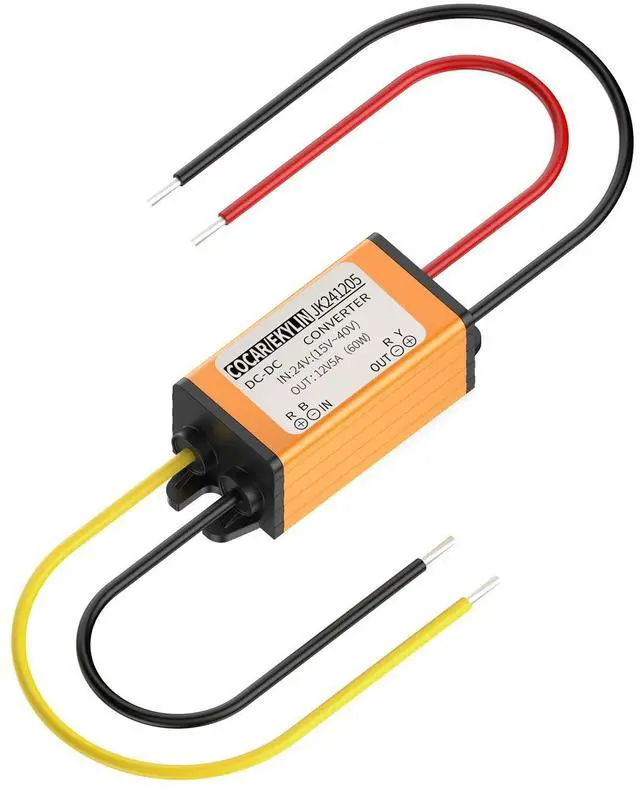 Main image of More Safe 18V to 12V Step Down Converter - 5A 60W DC to DC Converter with Output overcurrent Protection for Golf Cart, Truck, Vehicle, Boat (Accepts 15-40V Inputs)