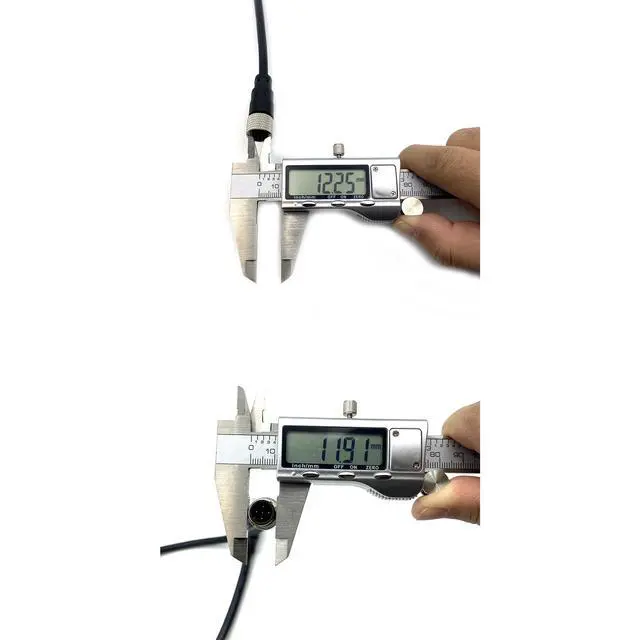 Alt view image 5 of 6 - 3.28ft M12 5 Pins Male to Female Connector Cable, A Code Straight Profibus Cable Female to Male Electrical PVC Sensors Cable Industrial Molded Cable for Fieldbus Module AWG22 125V 4A (1 Meter)
