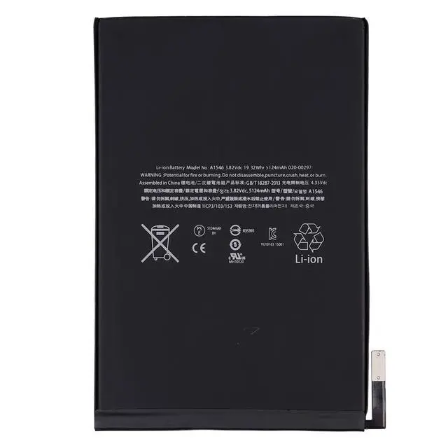 Alt view image 3 of 4 - Replacement A1546 Battery Compatible with IPad 4 A1538, A1550 with Tools