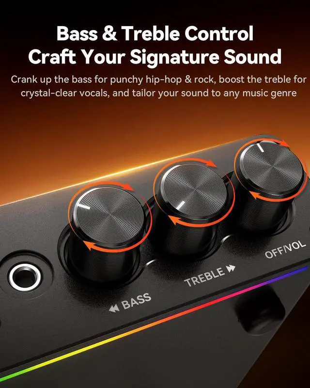 Alt view image 4 of 6 - G12D Bluetooth 5.3 Stereo Amplifier,200W Mini Class D Amp with USB Flash Drive/RCA Input,3.5mm Headphone Output and Remote Control,Suitable for Home Stereo Amplifier and Active Speakers