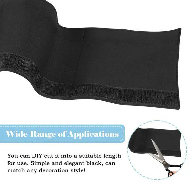 Alt view image 3 of 7 - Trolling Motor Cable Organizer Sleeve, 60" L Black Neoprene Troll Sleeve Trolling Motor Wire Cover Wire Storage Bag/Wire Finishing