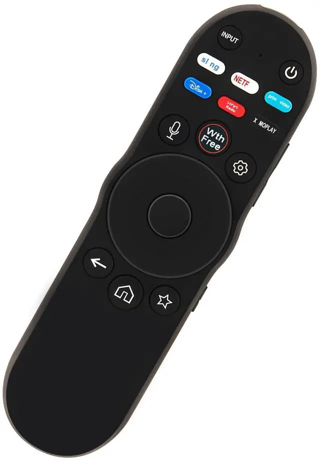 Alt view image 3 of 6 - XRT270 Voice Replacement Remote Applicable for Vizio Smart TV M55Q6-L4 | M65Q6-L4 M75Q6-L4 M43Q6M-K04 M55Q6M-K01 M65Q6M-K04 M70Q6M-K03 M75Q6M-K03 M50QXM-K01 M65QXM-K03 M75QXM-K03 M43Q6-J04 M50Q6-J01