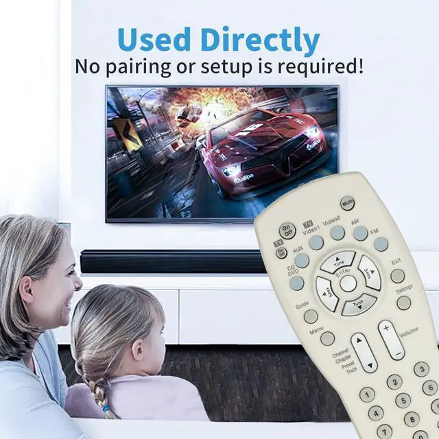 Alt view image 4 of 6 - 289138001 Remote Control Compatible with Bose 321 Series I Audio/Video Receiver Replacement Controller with Batteries (ONLY Compatible with Bose 321 Series I)